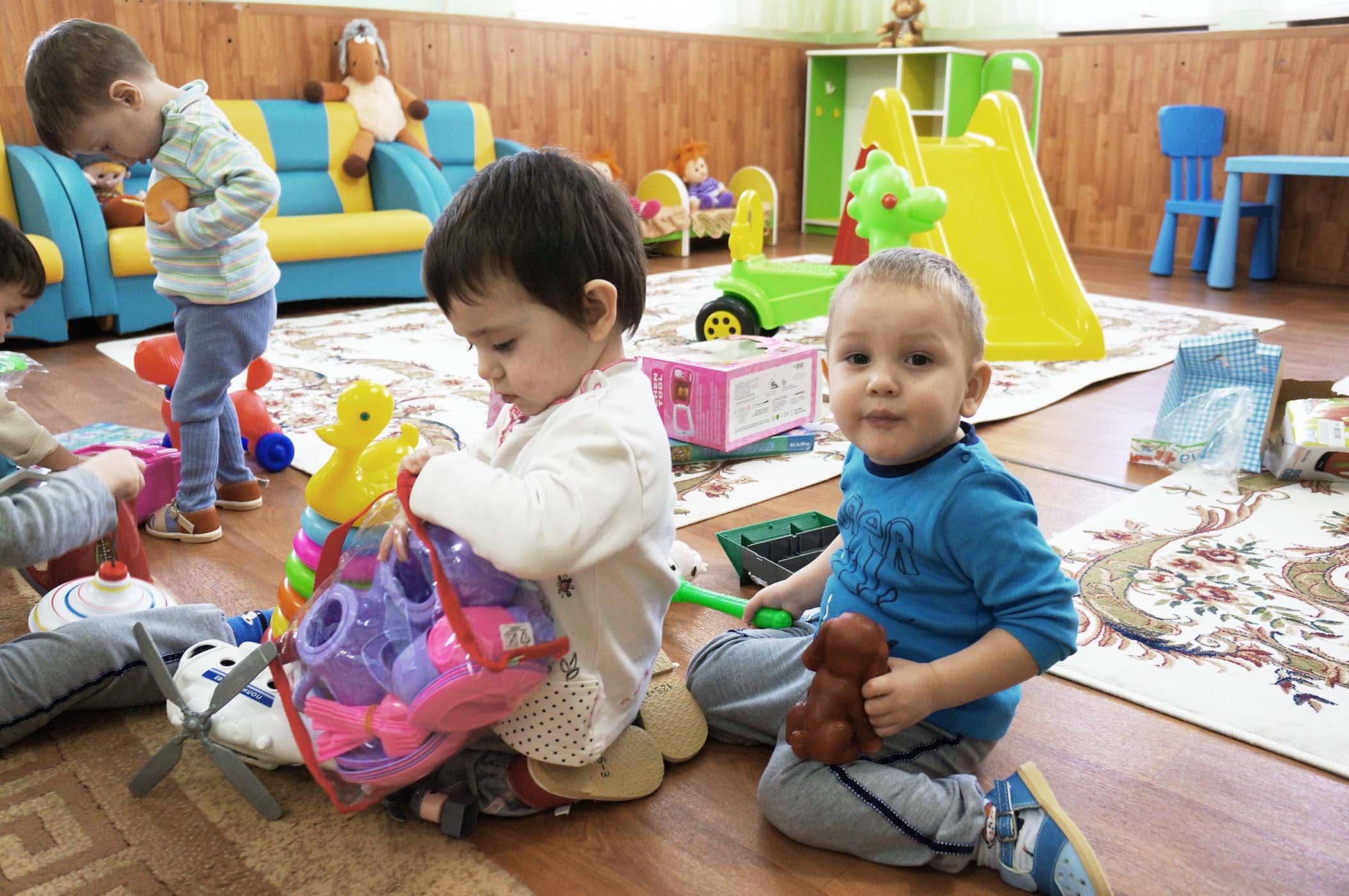 Новогодний праздник в Троицком Доме ребенка